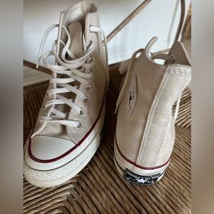 Converse natural Canvas hi tops